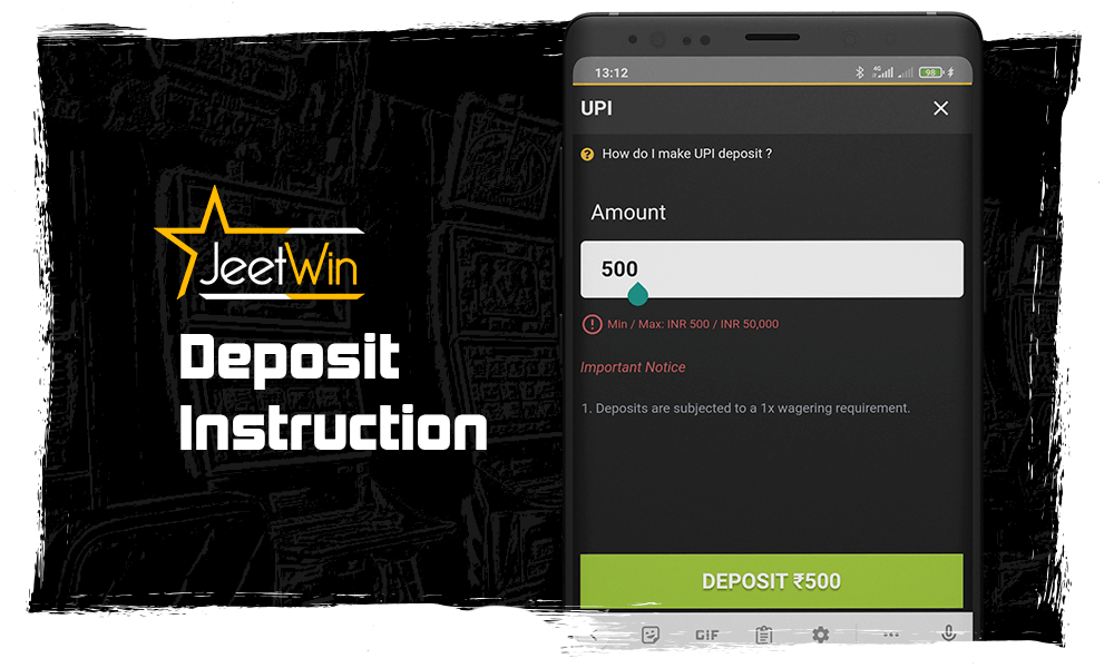 How to make a deposit at jeetwin: full instruction