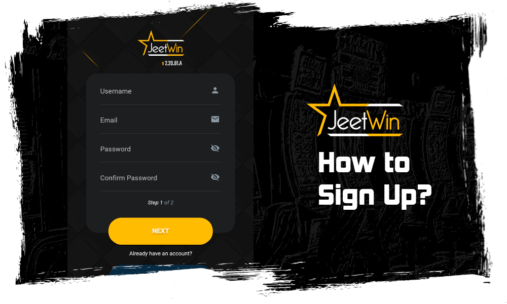 How to sign up to jeetwin
