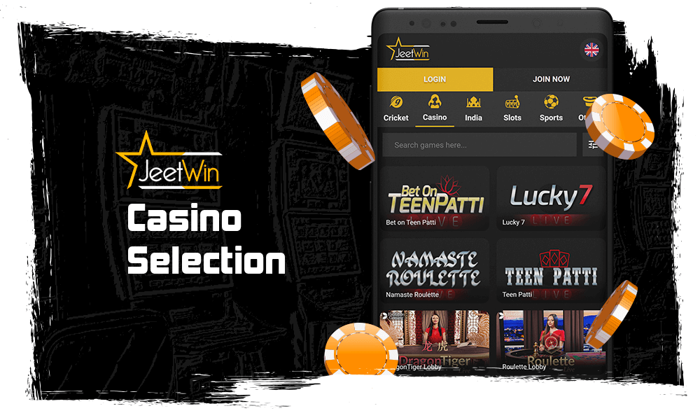 Jeetwin App Casino Selection