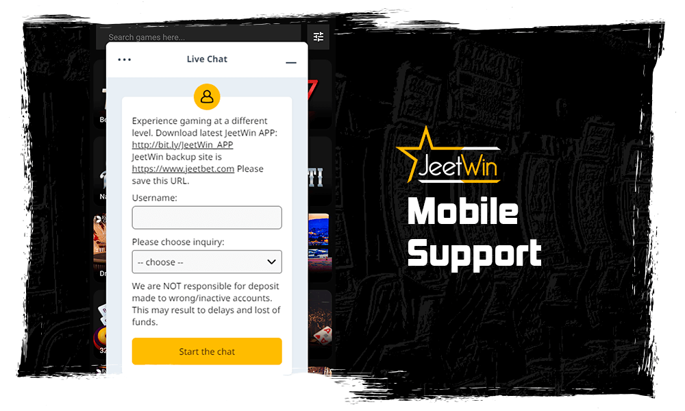 Jeetwin Mobile Support